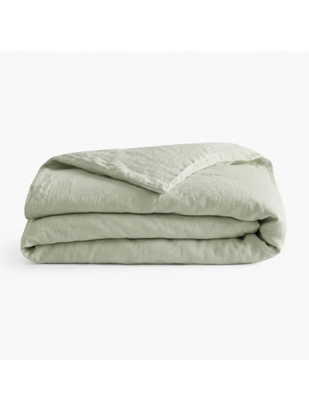 S15 | Quince European Linen Duvet Cover Full Queen Sage (retired) NWOT